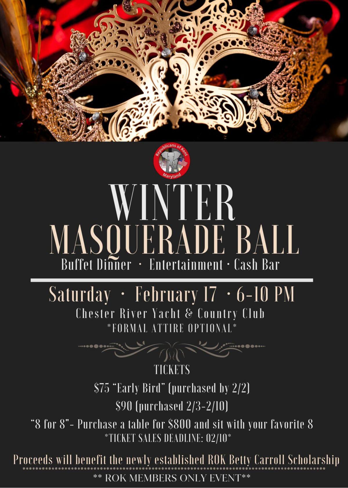 Winter Masquerade Ball Republicans of Kent